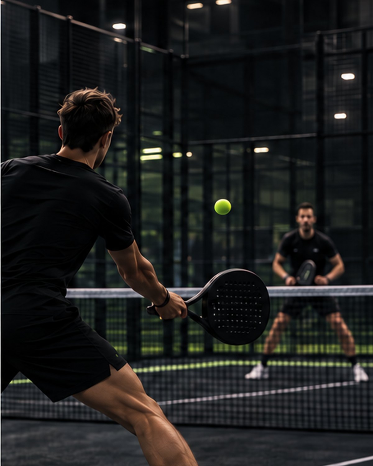 Padel-Match auf dem Court